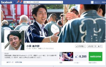 小泉進次郎,ネット選挙