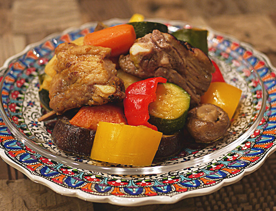 野菜たっぷり異国風蒸し煮