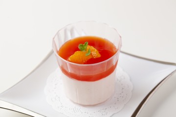 ブラッドオレンジのムース