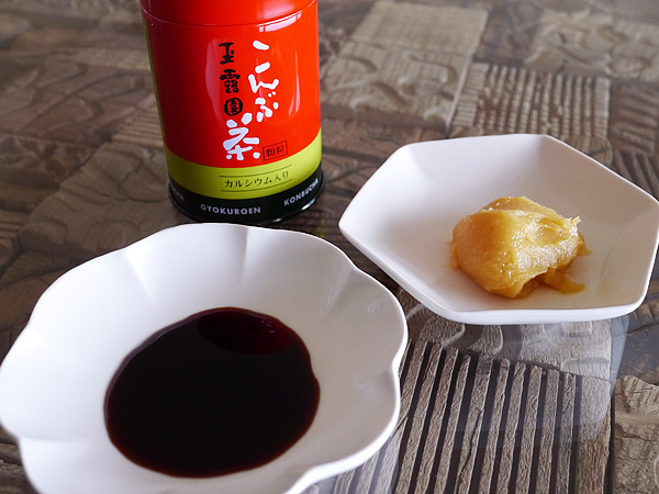 （5）しょうゆ、みそ、こんぶ茶