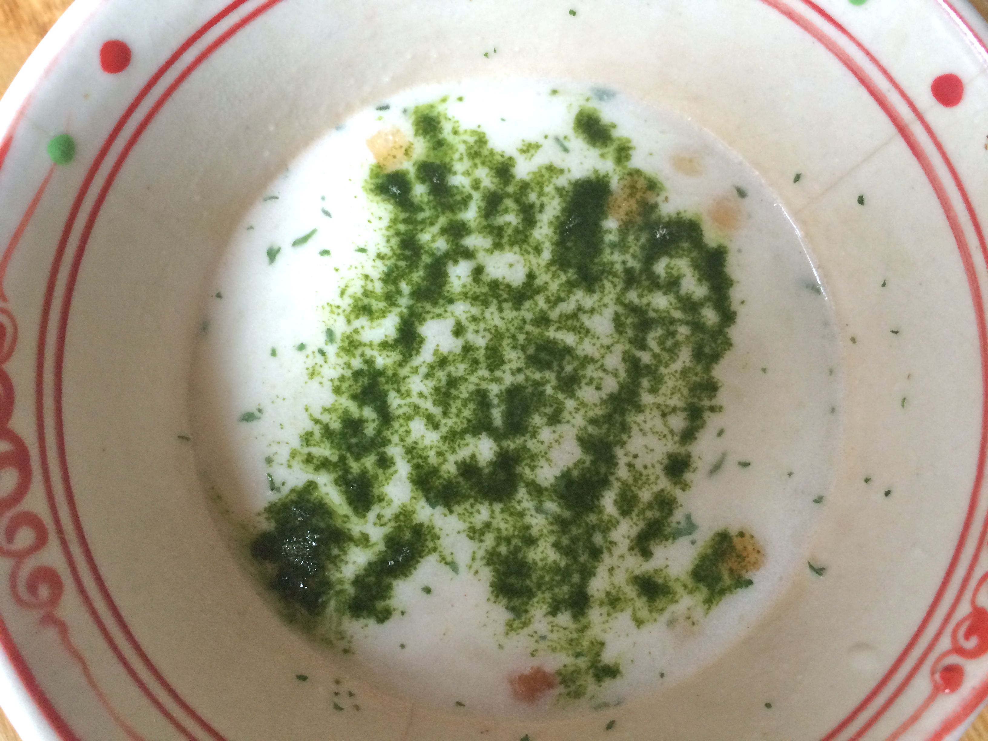 青汁＋カップスープ（ポタージュ）