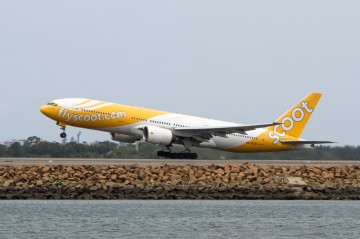 スクートの旅客機