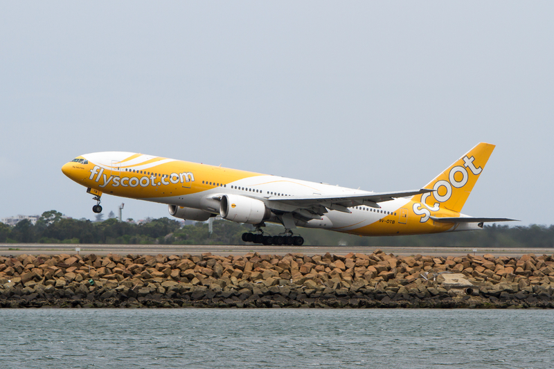 スクートの旅客機