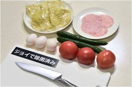 除菌したまな板で冷やし中華にトライ！