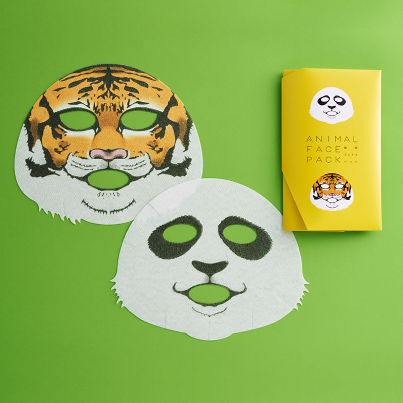 動物フェイスパック