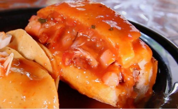 びちょびちょのサンドイッチ（グアダラハラ　メキシコ）