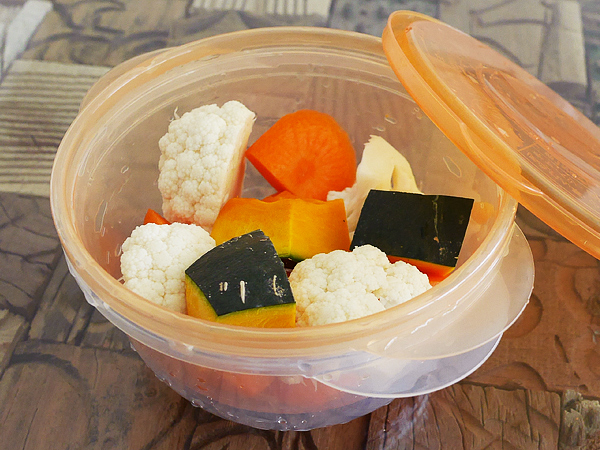 レンジクッキング 温野菜 調理例