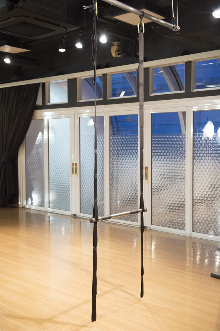 まさに空中ブランコ