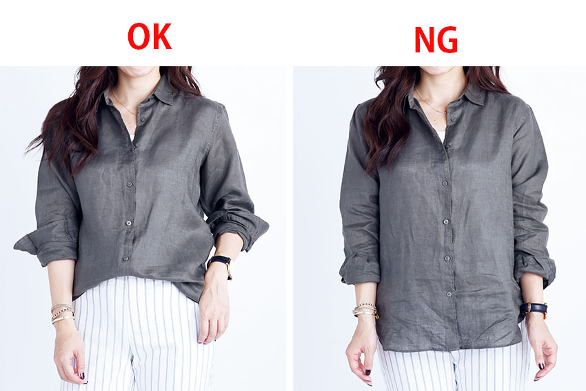 袖ロールアップ