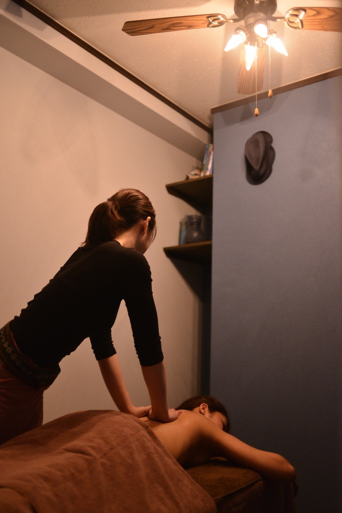 アルガンオイルマッサージ