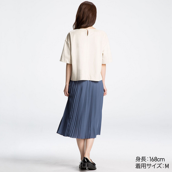 スエードタッチTブラウス（半袖）2