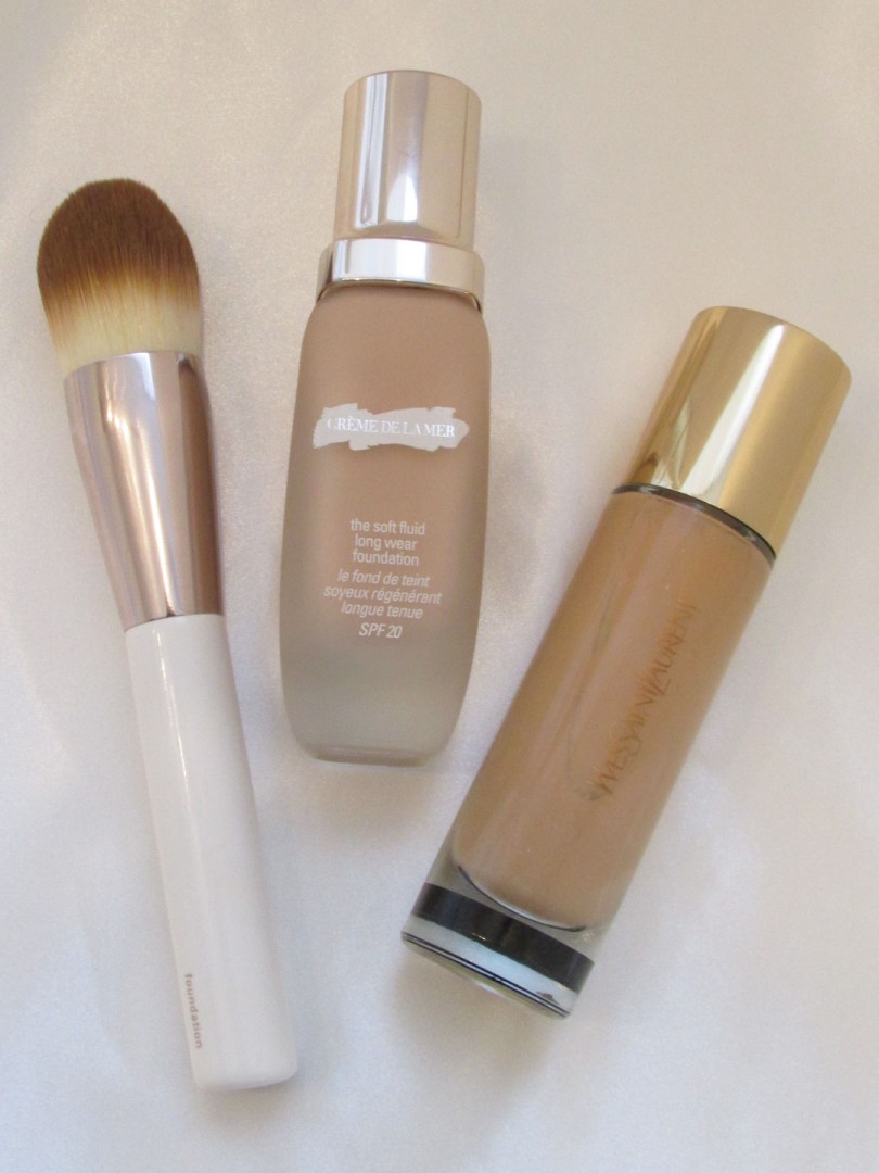 イヴ・サンローラン・ボーテ　タン ラディアント タッチ　￥6,000＆ドゥ・ラ・メール　ザ・ソフト フリュイド ロング ウェア ファンデーション　￥13,000