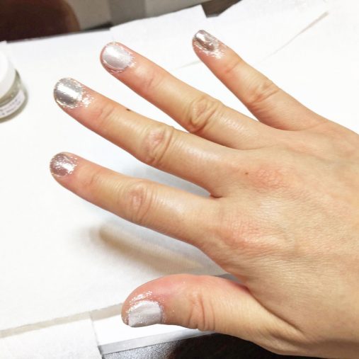 パウダー塗布後