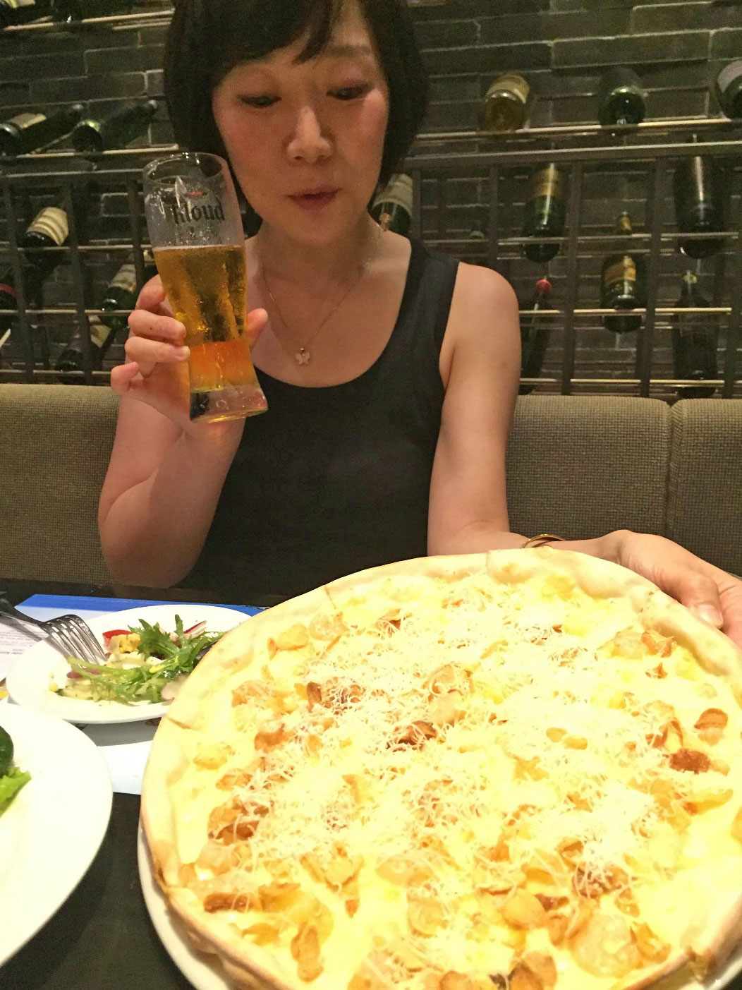 GARLIC SNOWING PIZZA