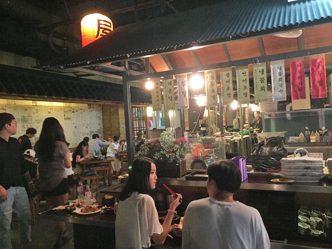 韓国屋台『KODACHAYA』江南店内1