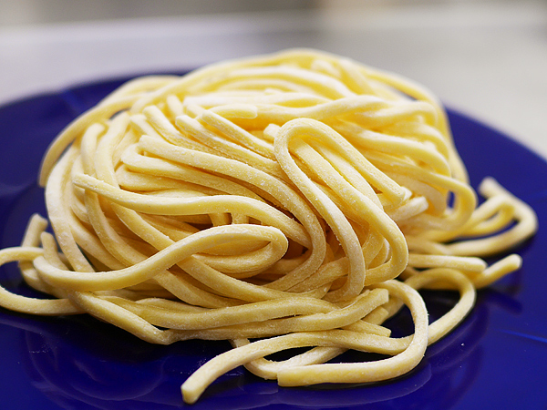 生パスタゆでる前