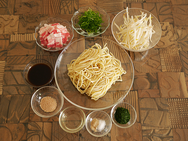 焼きそば材料