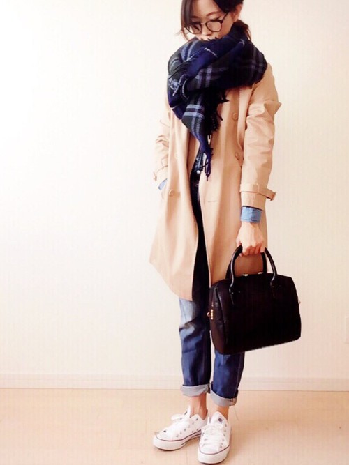 チェックストール