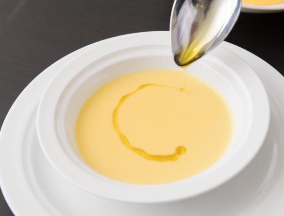 ライザップ料理教室スープの仕上げ