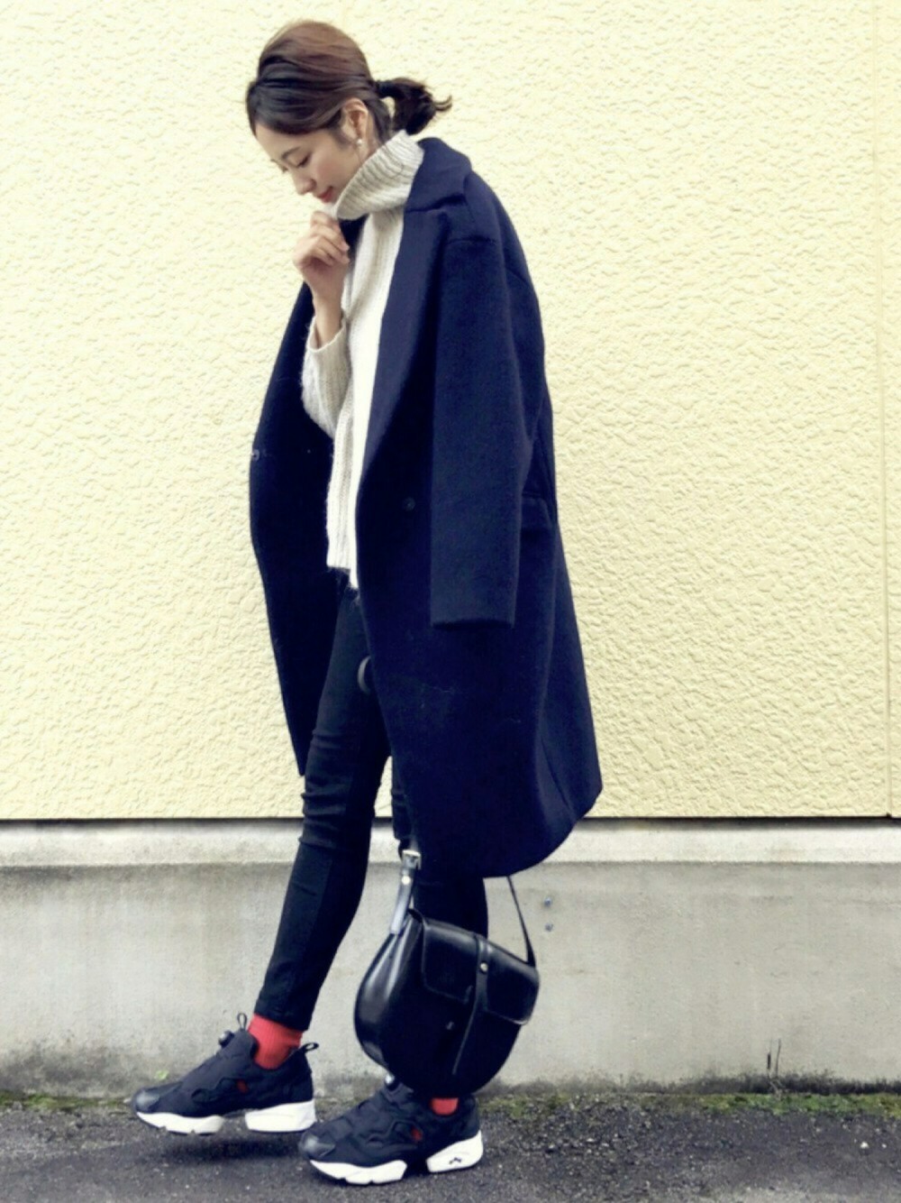 ハイネックニット