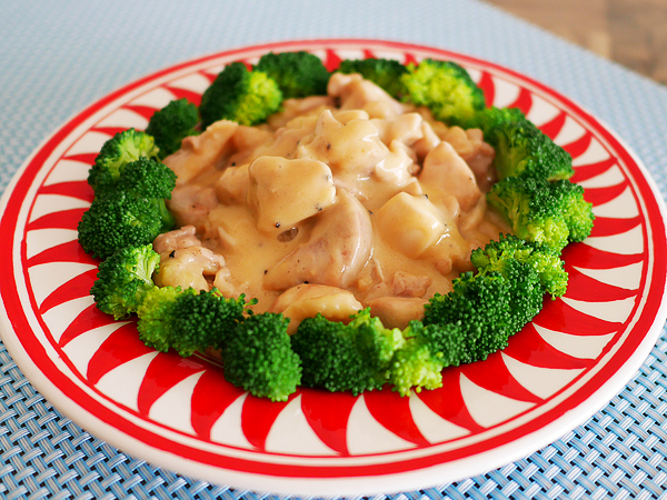 ブロッコリーを飾り、完成！