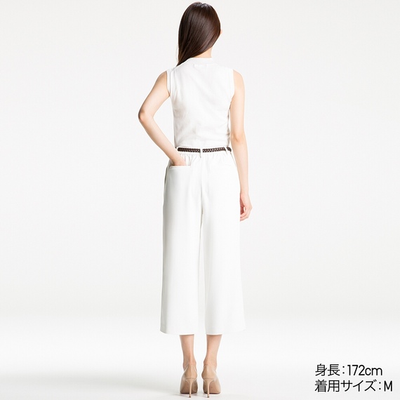 ドレープワイドアンクルパンツ