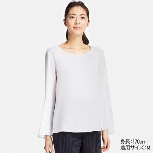 レーヨンエアリーフレアTブラウス