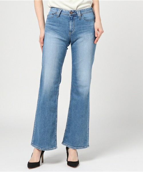 ストレッチデニムワイドパンツ