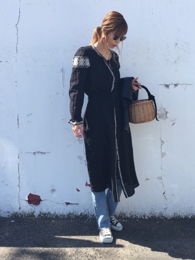 ワンピース×デニム3