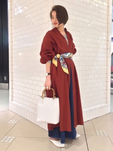 ワンピース×デニム4