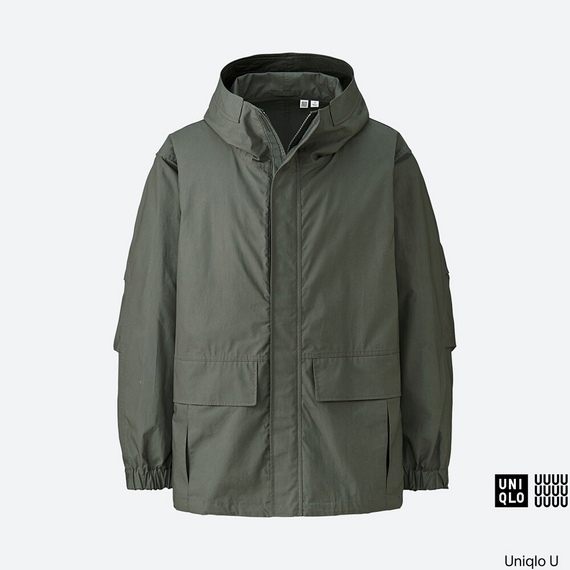 ユニクロ　コットンパーカー