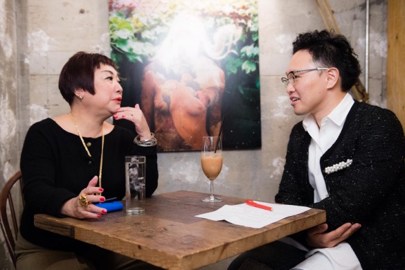 湯山玲子さんと森林原人さん_3