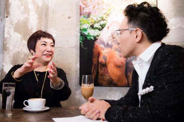 湯山玲子さんと森林原人さん_5