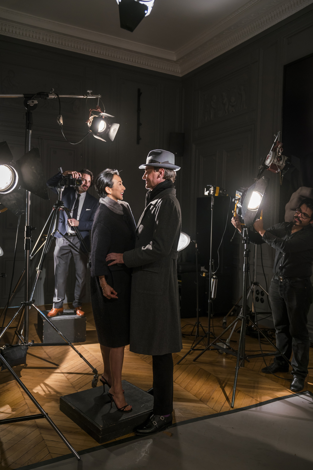 スタジオ「アルクール」撮影　江里子さんと夫のバルトさん2