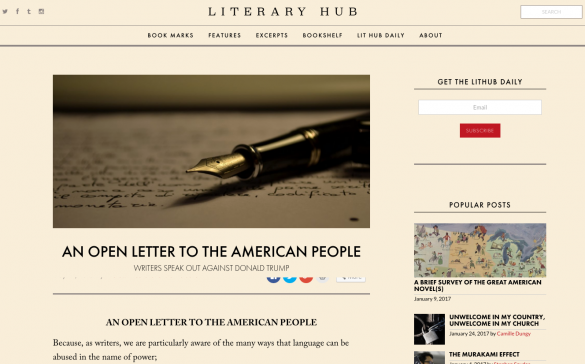 『An Open Letter to American People』 『An Open Letter to American People』