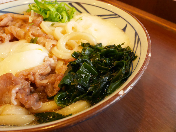 丸亀製麺『牛とろ玉うどん』3