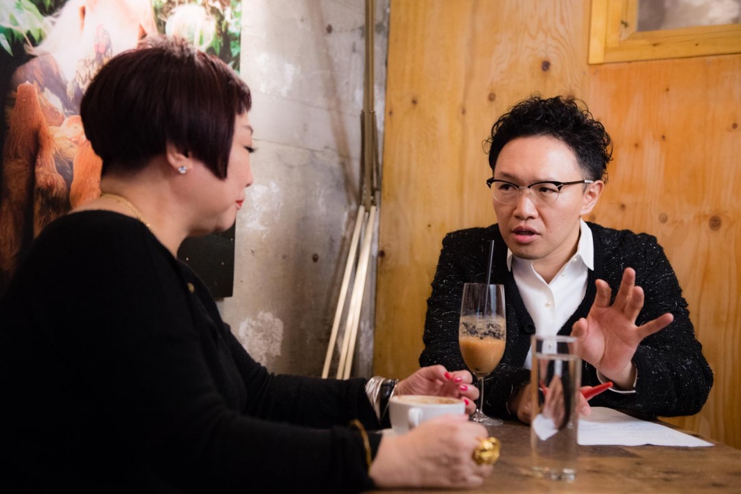 湯山玲子さんと森林原人さん_3