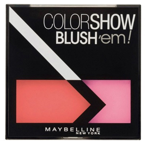 メイベリン デュアルカラー ブラッシュ［ジューシーピーチ］1