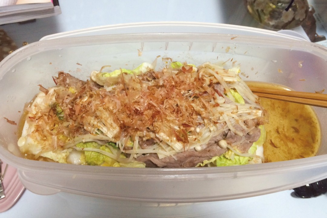 夜　電子レンジで蒸し料理