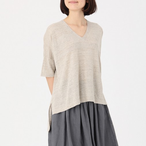 フレンチリネンUVカットワイドセーター_2