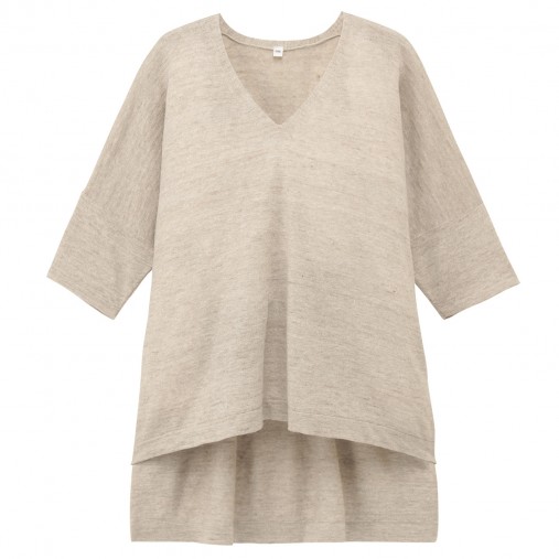 フレンチリネンUVカットワイドセーター