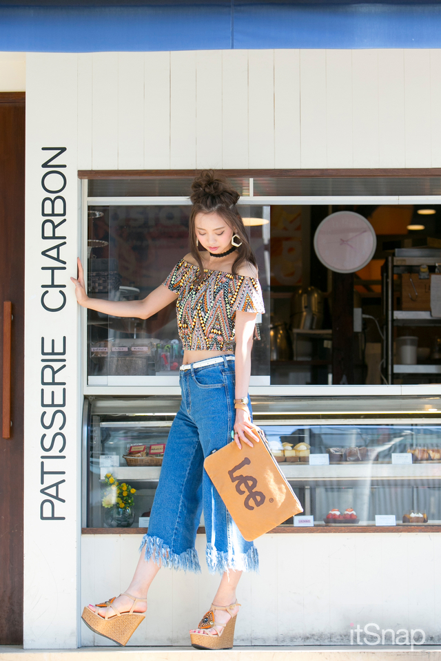 モデル、ダンサー・藤田真奈サン(167cm)