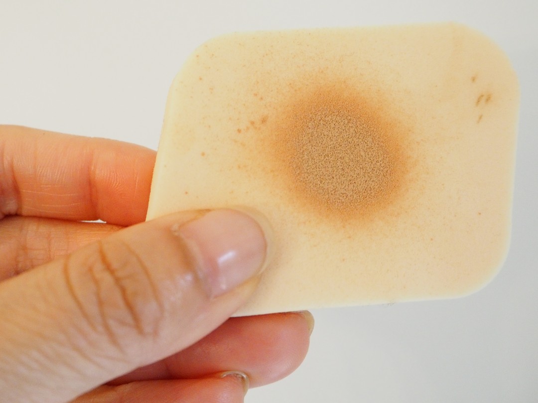 これくらいの量をスプレーします