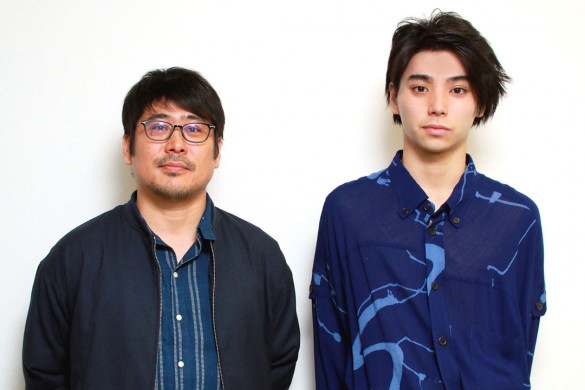 熊切和嘉監督（左）と村上虹郎さん