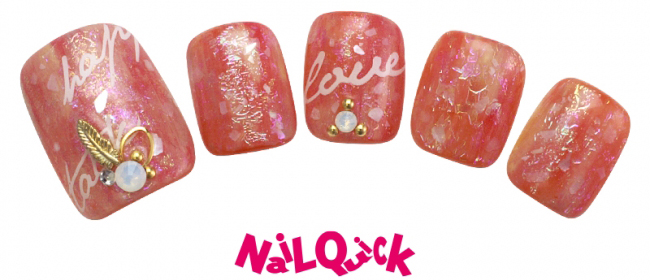 フットネイル・大粒ストーン、モチーフ