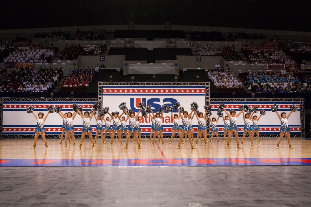 今年3月にゲスト出演したチアリーディング＆ダンス選手権大会