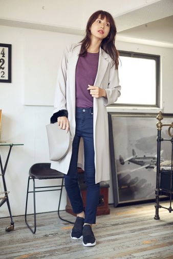 ニットスポーツスリッポン