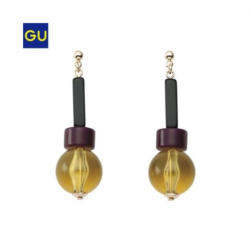 クリアパーツピアス