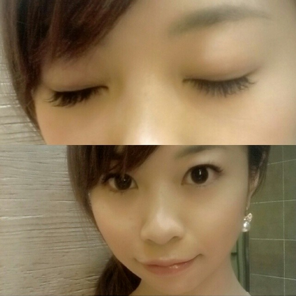 長いまつげを実感