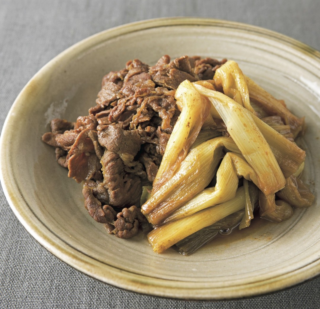 牛肉と長ネギのカレーすき煮